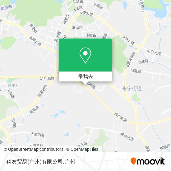 科友贸易(广州)有限公司地图