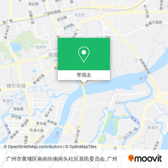 广州市黄埔区南岗街南岗头社区居民委员会地图