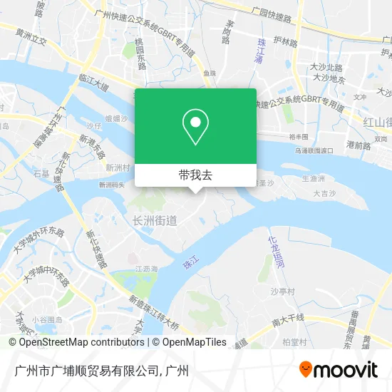 广州市广埔顺贸易有限公司地图