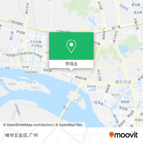 峰华五金店地图