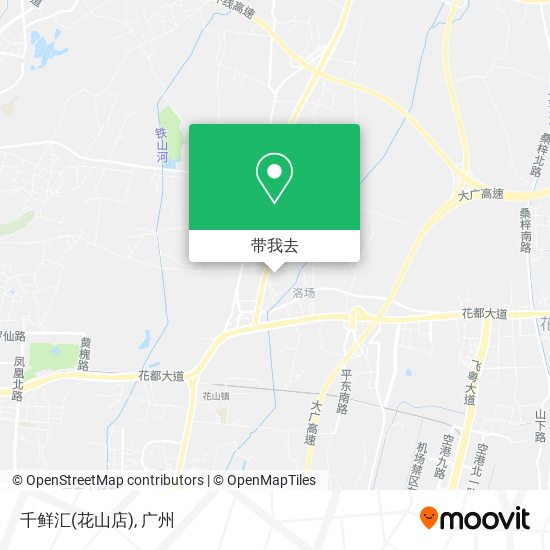 千鲜汇(花山店)地图