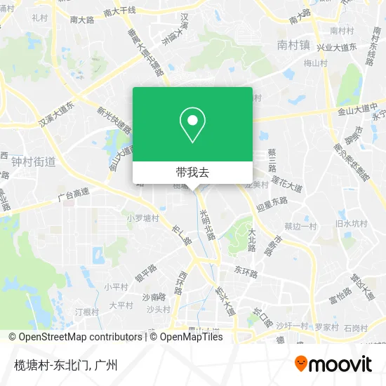 榄塘村-东北门地图