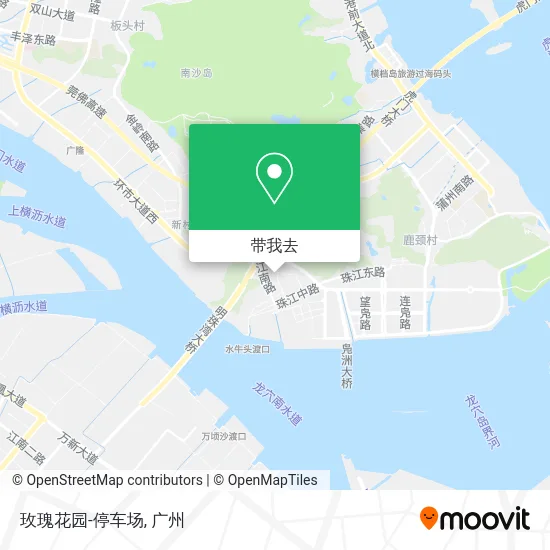 玫瑰花园-停车场地图