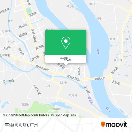 车雄(高明店)地图