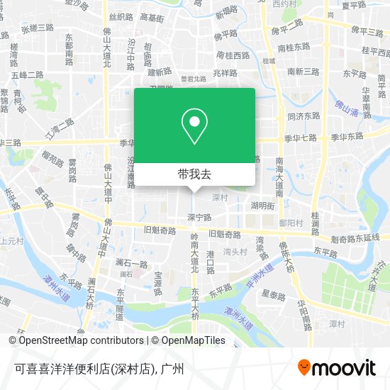 可喜喜洋洋便利店(深村店)地图