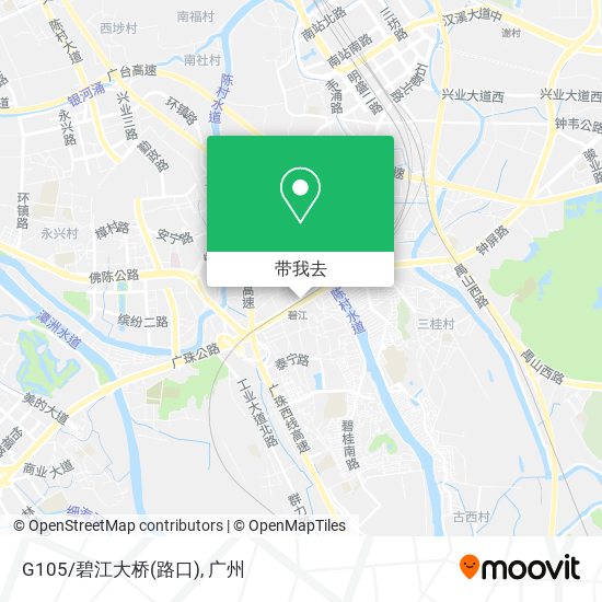 G105/碧江大桥(路口)地图