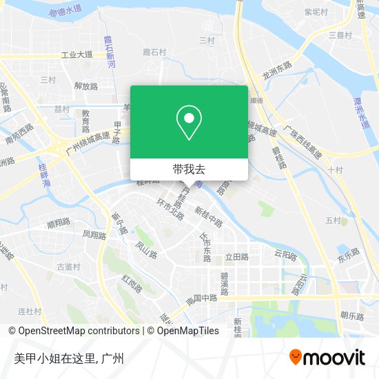 美甲小姐在这里地图
