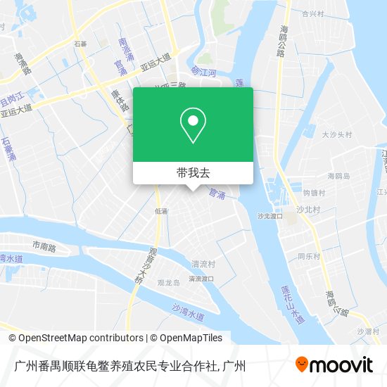 广州番禺顺联龟鳖养殖农民专业合作社地图