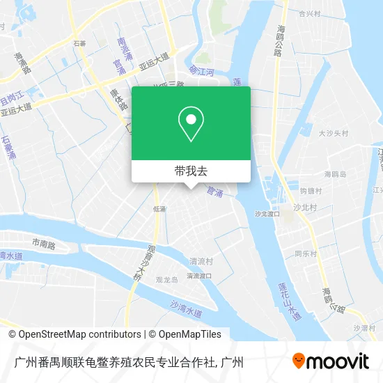 广州番禺顺联龟鳖养殖农民专业合作社地图
