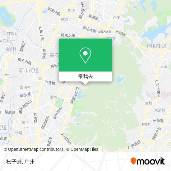 松子岭地图