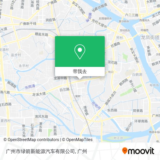 广州市绿箭新能源汽车有限公司地图