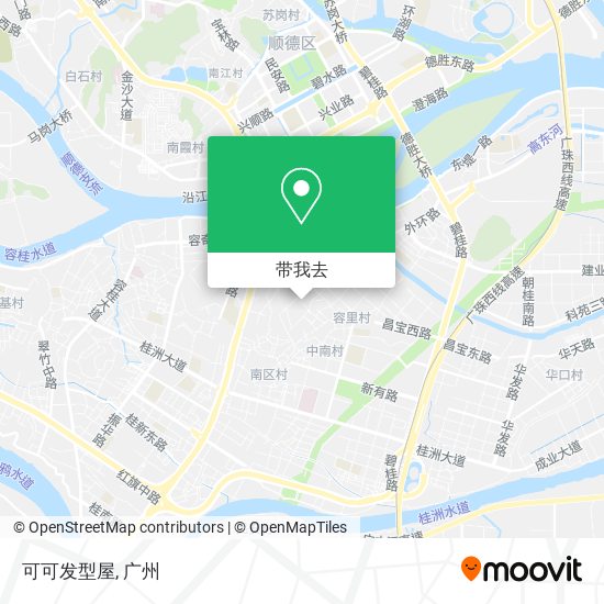 可可发型屋地图