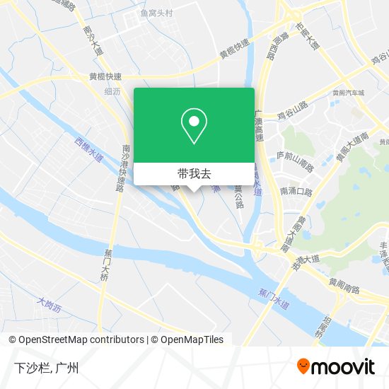 下沙栏地图