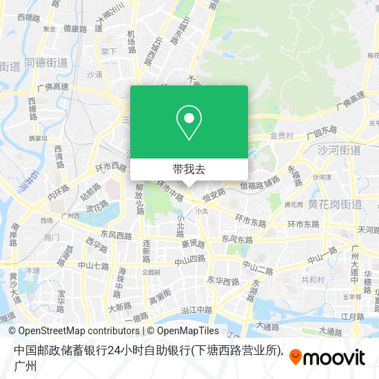 中国邮政储蓄银行24小时自助银行(下塘西路营业所)地图