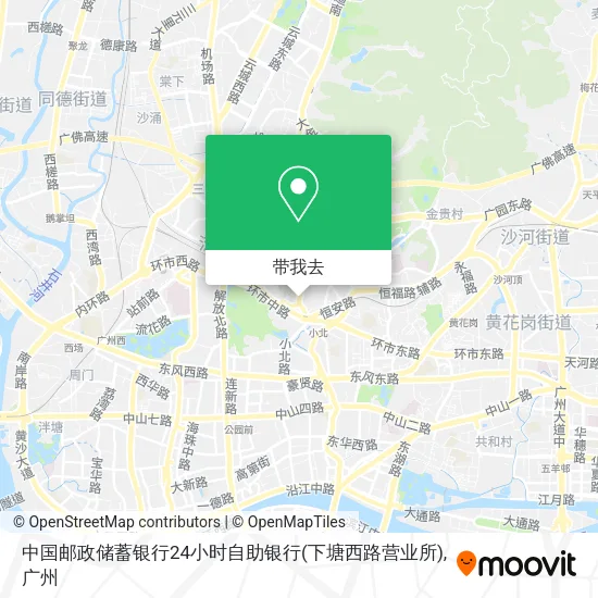 中国邮政储蓄银行24小时自助银行(下塘西路营业所)地图
