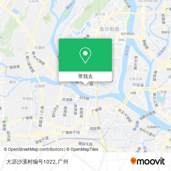 大沥沙溪村编号1022地图
