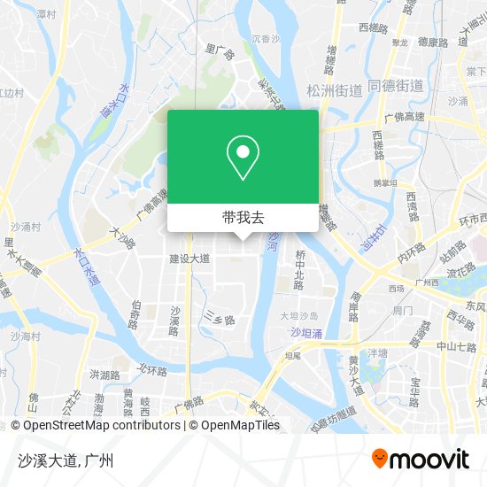沙溪大道地图