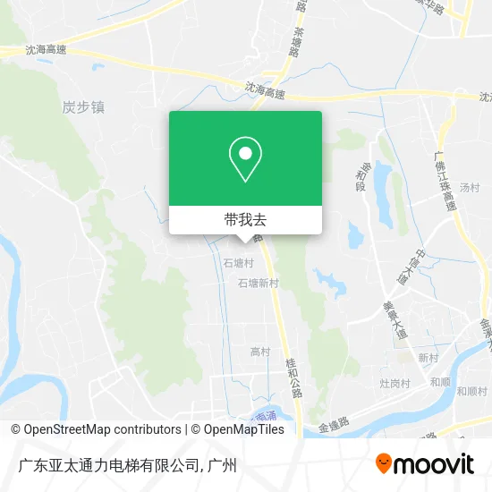 广东亚太通力电梯有限公司地图