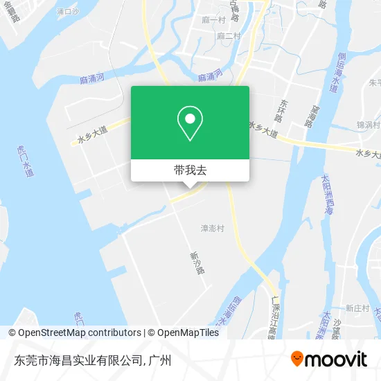 东莞市海昌实业有限公司地图