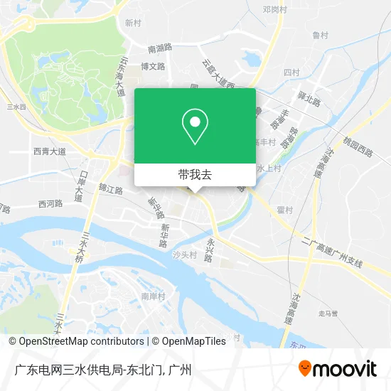 广东电网三水供电局-东北门地图