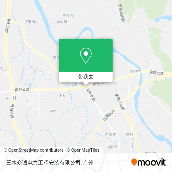 三水众诚电力工程安装有限公司地图