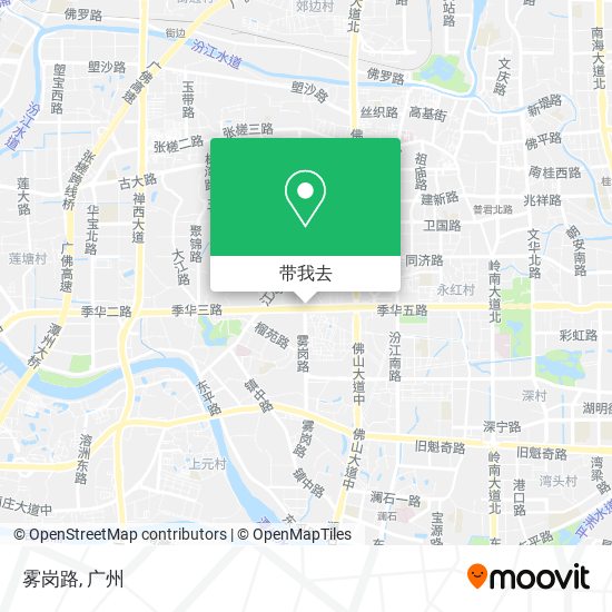 雾岗路地图