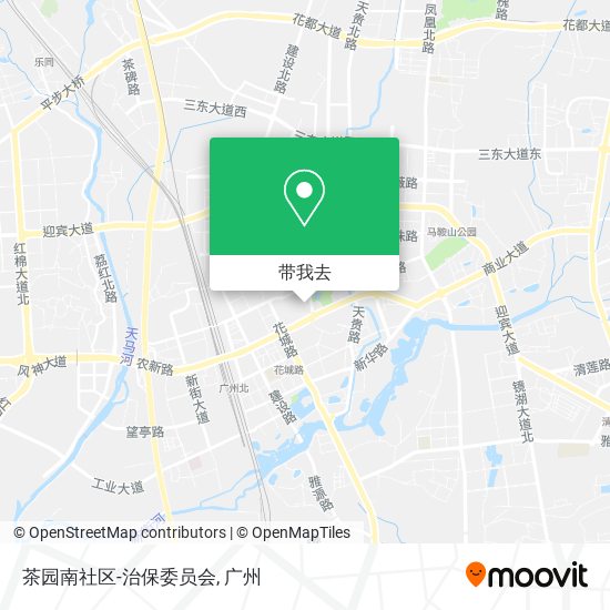 茶园南社区-治保委员会地图
