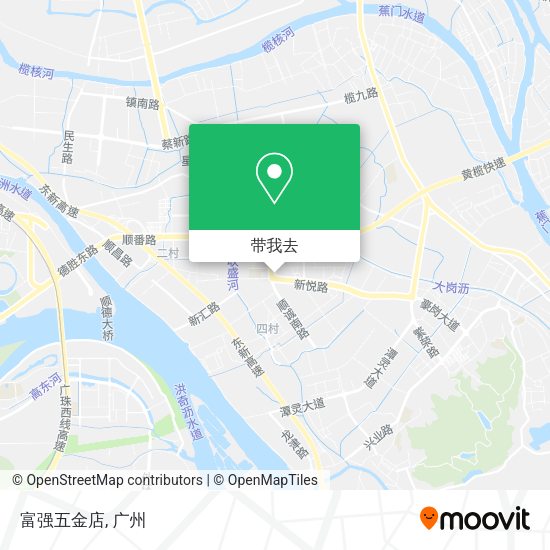富强五金店地图