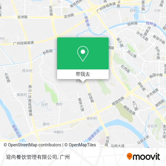 迎尚餐饮管理有限公司地图