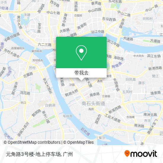 元角路3号楼-地上停车场地图