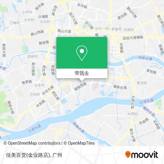 佳美百货(金业路店)地图
