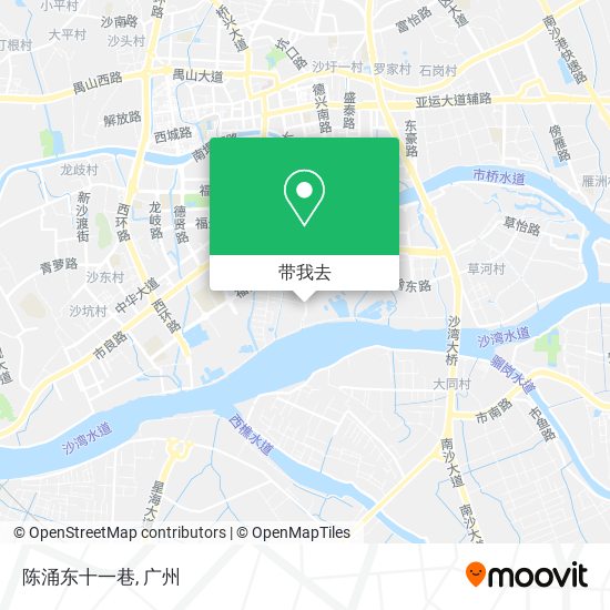 陈涌东十一巷地图