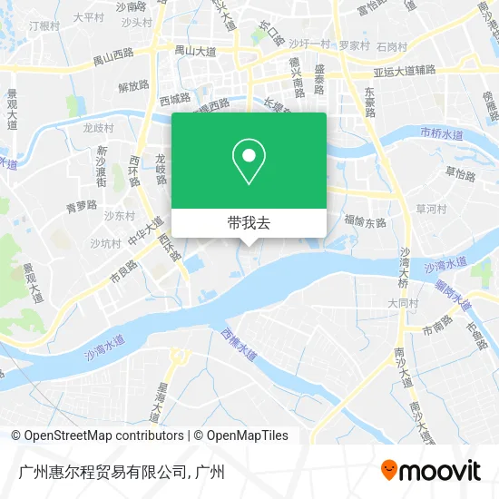 广州惠尔程贸易有限公司地图