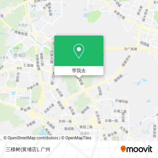 三棵树(黄埔店)地图