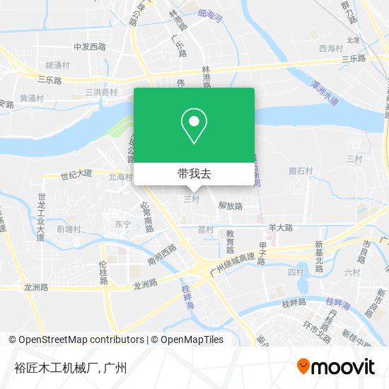 裕匠木工机械厂地图