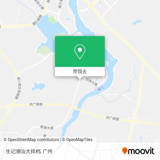 生记潮汕大排档地图