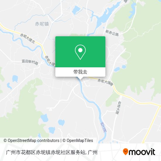 广州市花都区赤坭镇赤坭社区服务站地图