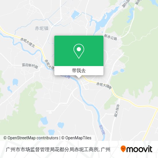 广州市市场监督管理局花都分局赤坭工商所地图