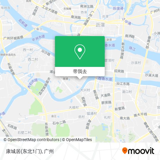 康城居(东北1门)地图