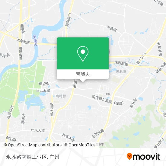 永胜路南胜工业区地图