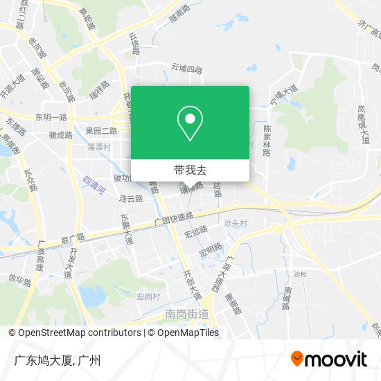 广东鸠大厦地图