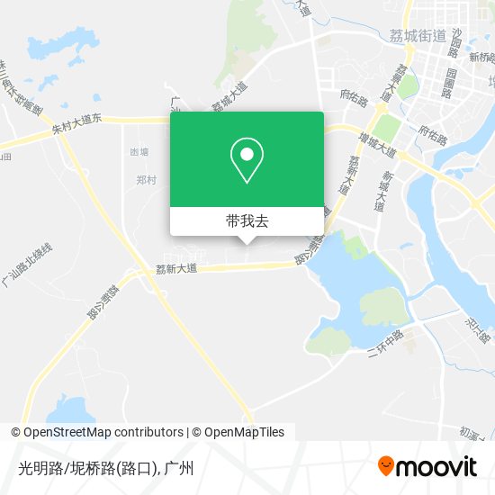 光明路/坭桥路(路口)地图