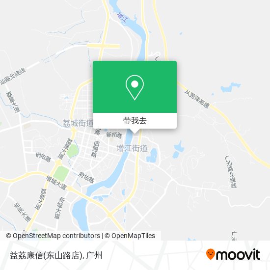 益荔康信(东山路店)地图
