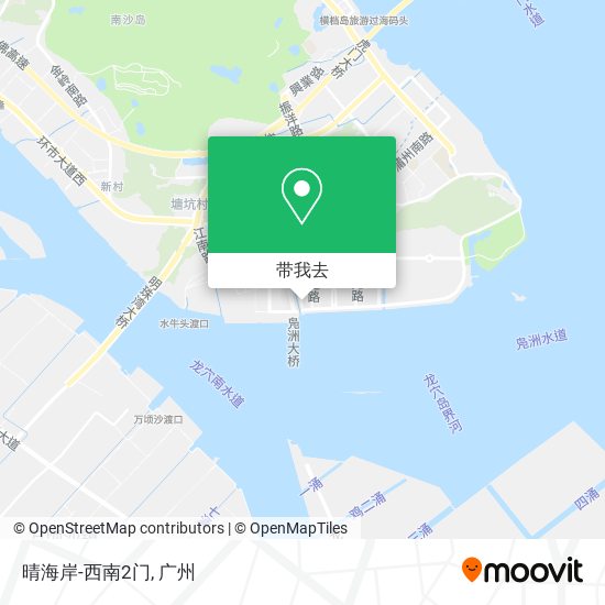 晴海岸-西南2门地图
