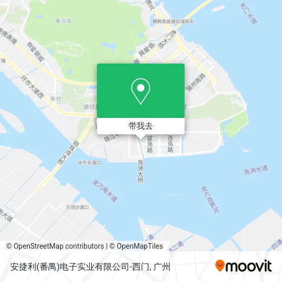 安捷利(番禺)电子实业有限公司-西门地图
