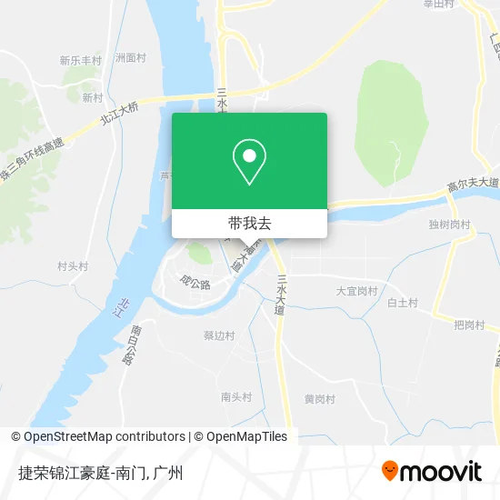 捷荣锦江豪庭-南门地图