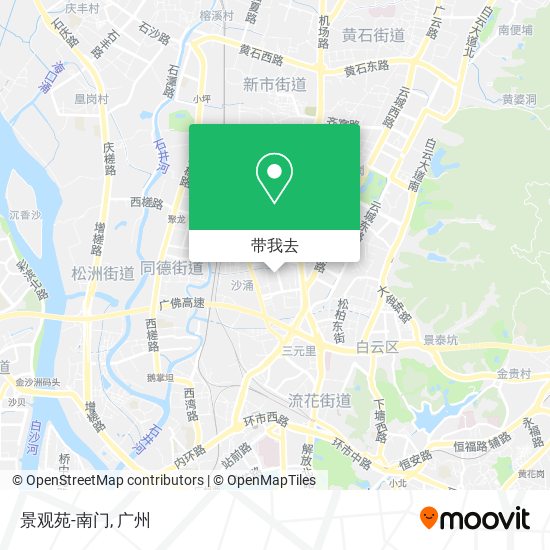 景观苑-南门地图