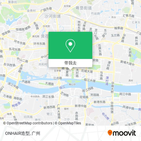 ONHAIR造型地图
