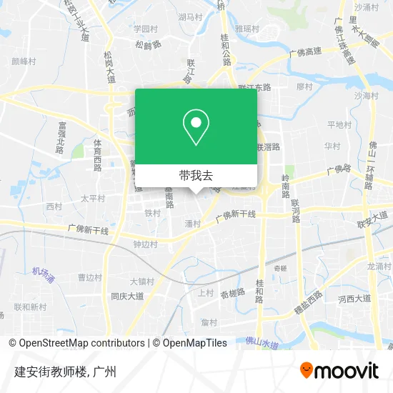 建安街教师楼地图