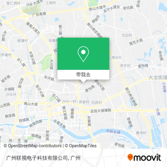 广州联视电子科技有限公司地图